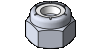 Hex Nylon Lock Nut